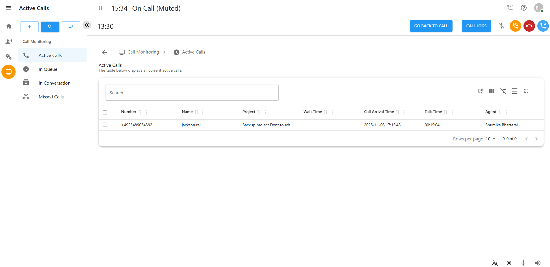 Notice Management Page