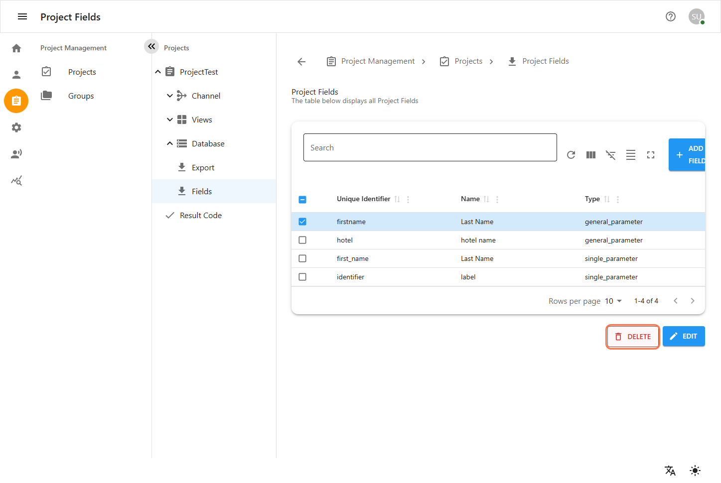 Contact Dashboard