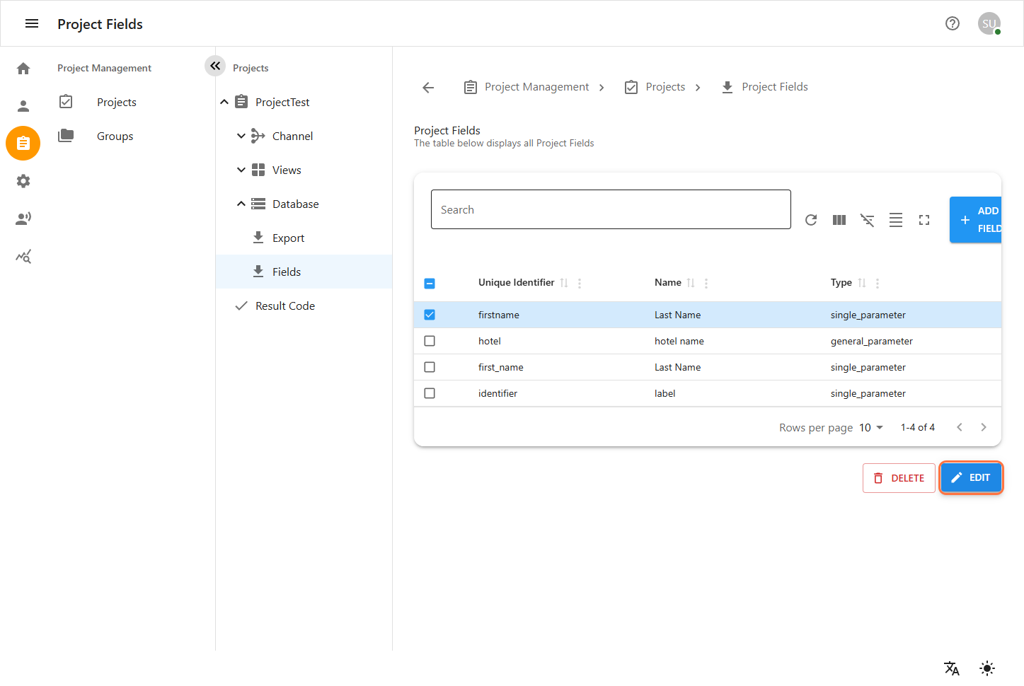 Contact Dashboard