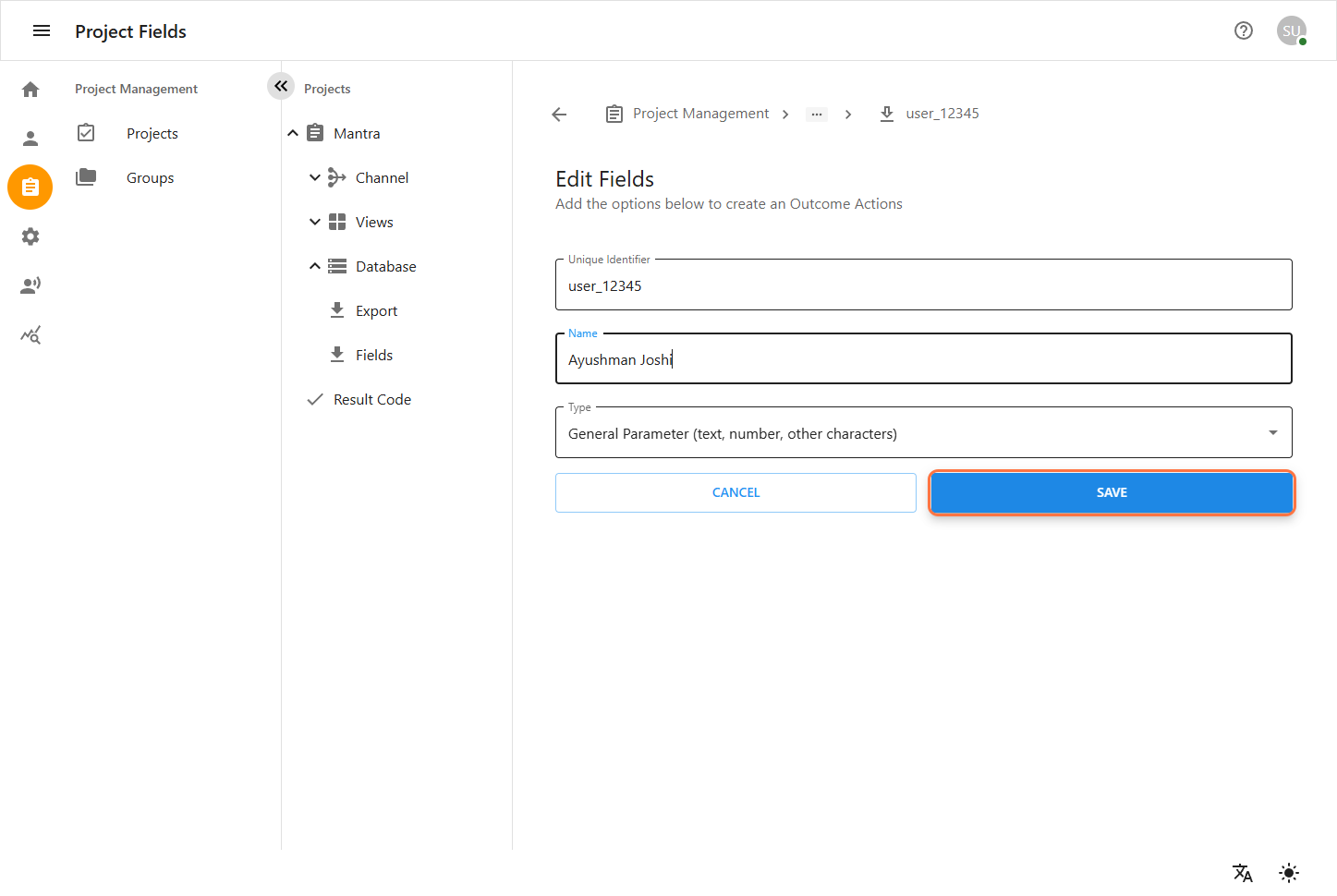 Contact Dashboard