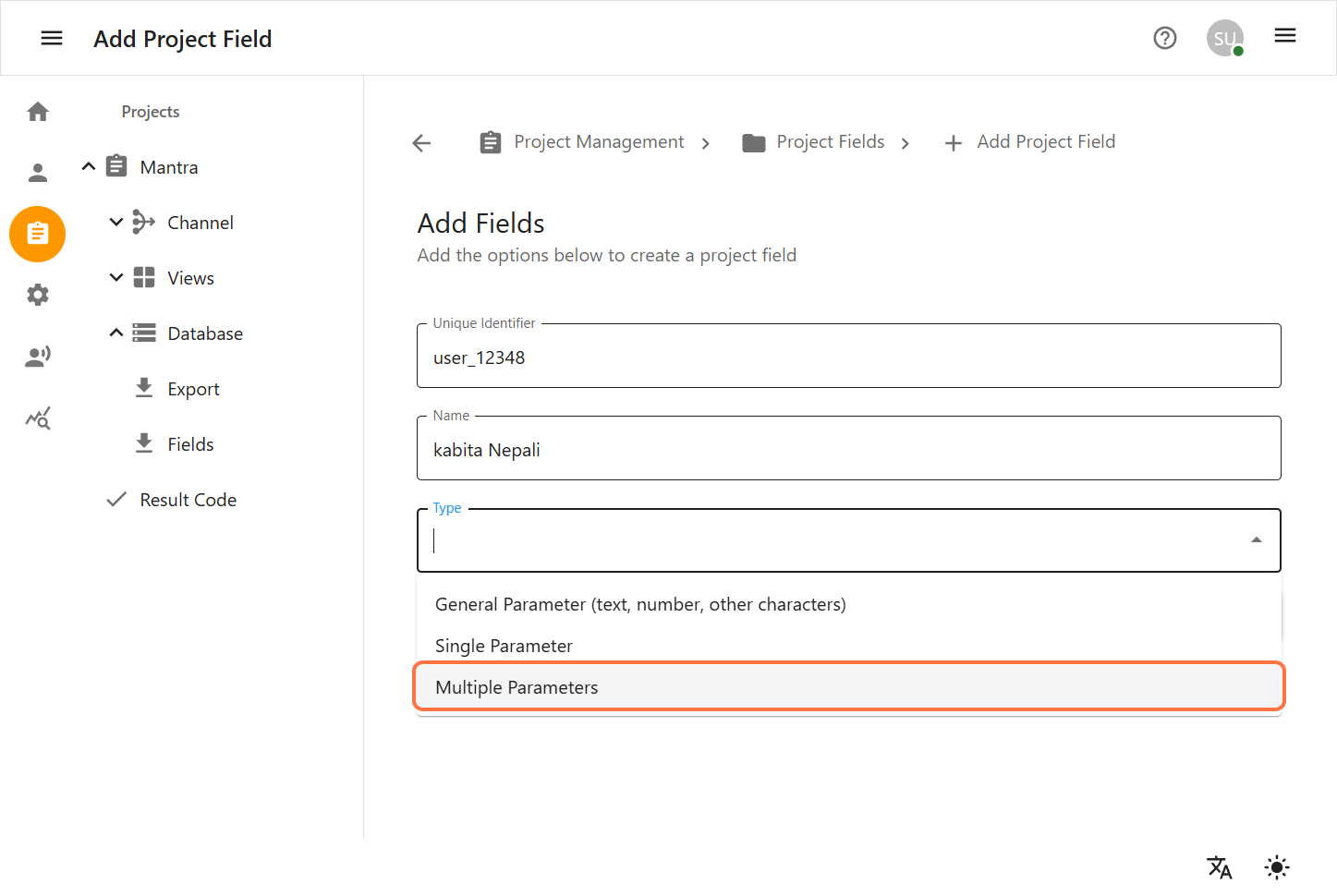 Contact Dashboard