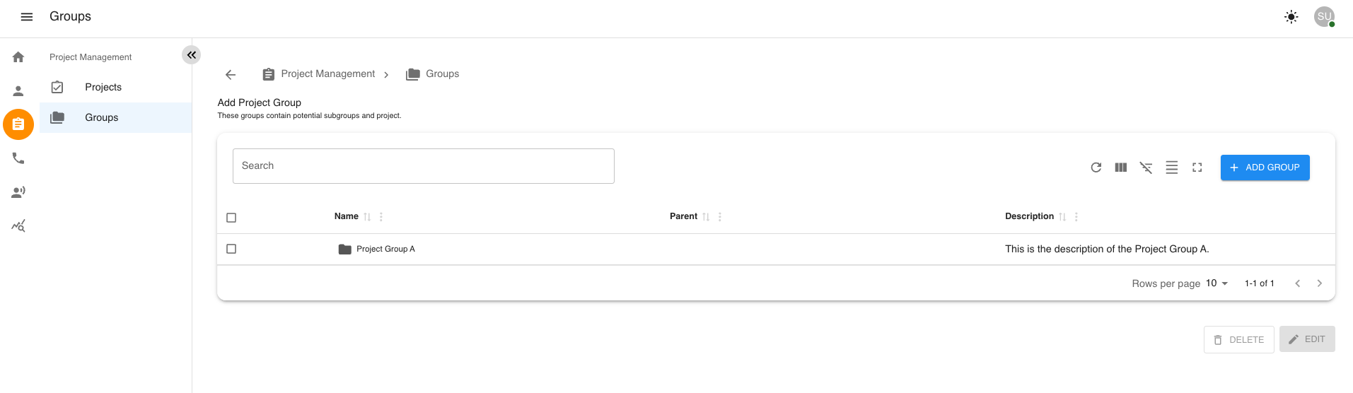 Contact Dashboard