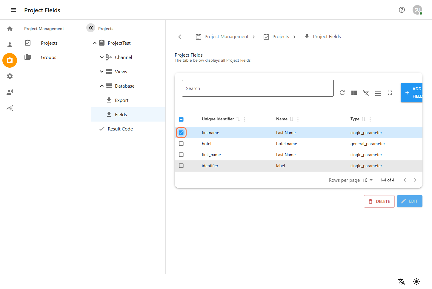 Contact Dashboard